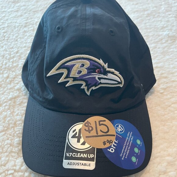 47 NWT Baltimore Ravens Adjustable Cooling Hat - Picture 1 of 4
